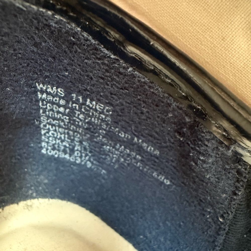 Solesenseability Women’s Wicker and Navy Toe Buckle Style Ballet Flats - Picture 7 of 8